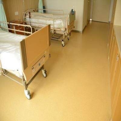 Hospital plastic flooring